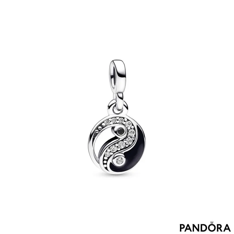 Mini viseći privjesak Pandora ME Svjetlucavi jin i jang | PANDORA