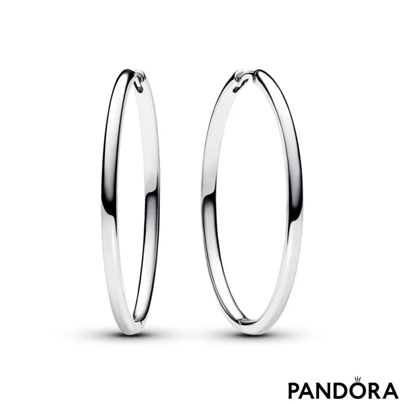 Pandora Moments naušnice halke  40 mm za privjeske 